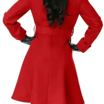 Carmen Sandiego Iconic Red Trench Coat