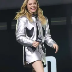 CCXP 2022 Chloe Moretz Silver Jacket