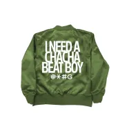 Cha Cha Beat Boy Green Bomber Jacket