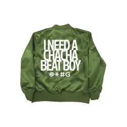 Cha Cha Beat Boy Green Bomber Jacket