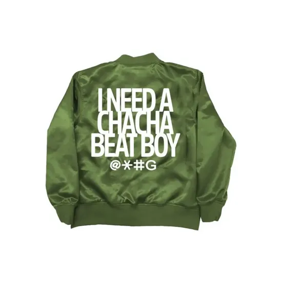 Cha Cha Beat Boy Green Bomber Jacket