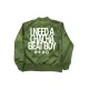 Cha Cha Beat Boy Green Bomber Jacket