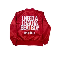 Cha Cha Beat Boy Red Bomber Jacket