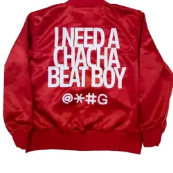 Cha Cha Beat Boy Red Bomber Jacket