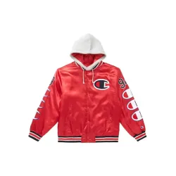 Champion Hooded Varsity Jacket