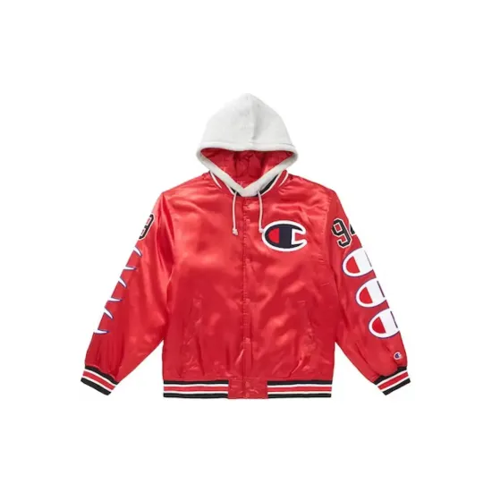 Champion Hooded Varsity Jacket