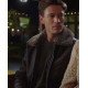 Jon Prescott A Very Charming Christmas Town Brown Leather Jacket