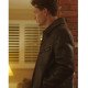 Jon Prescott A Very Charming Christmas Town Brown Leather Jacket