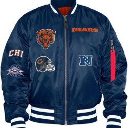 Chicago Bears MA-1 Bomber Jacket