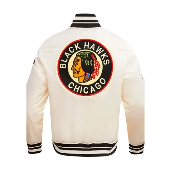 Chicago Blackhawks Retro Varsity Jacket