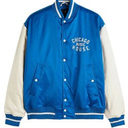 Chicago House Music Blue Jacket