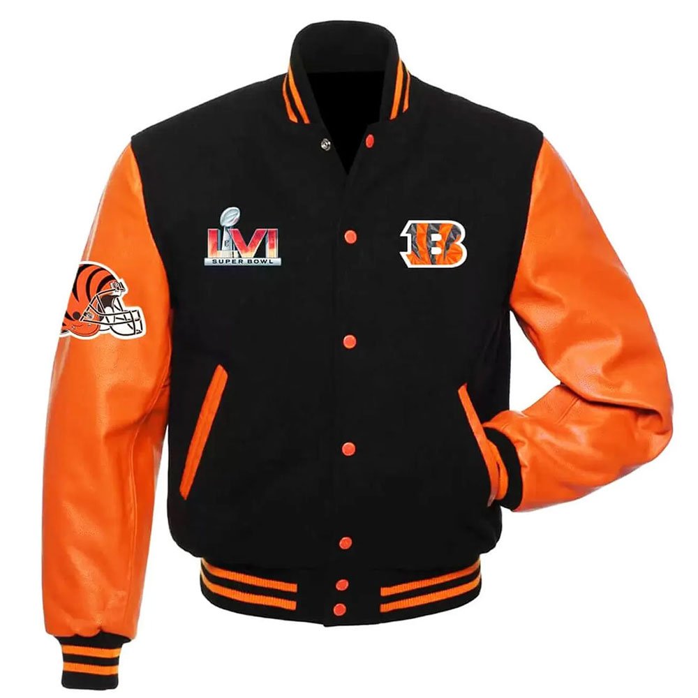 Cincinnati Bengals Super Bowl Letterman Varsity Jacket - Maker of