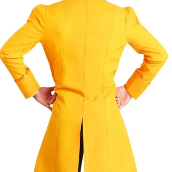 Classic Mad Hatter Costume Yellow Coat