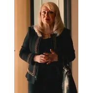 Clipped Jacki Weaver Black Jacket