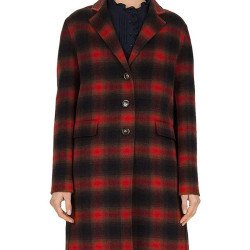 Cobie Smulders Stumptown Flannel Plaid Coat