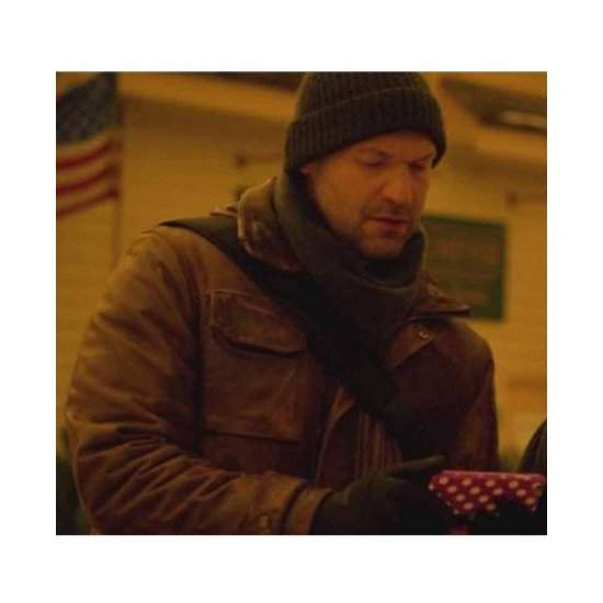 The Strain Corey Stoll Brown Leather Jacket