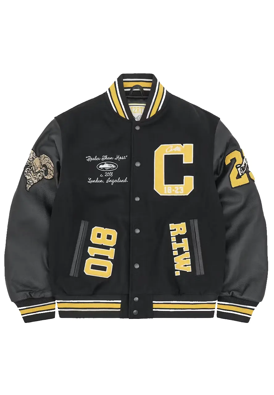 Corteiz CRTZ Goat Varsity Jacket - Filmsjackets