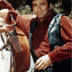 The Virginian James Drury Cowboy Leather Vest