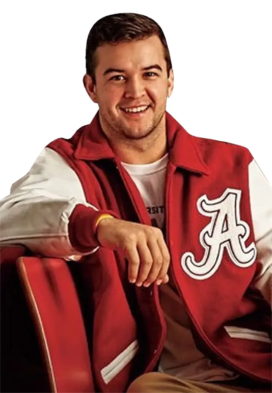 Alabama crimson tide outlet letterman jacket