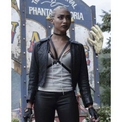 Tati Gabrielle Chilling Adventures of Sabrina Leather Jacket