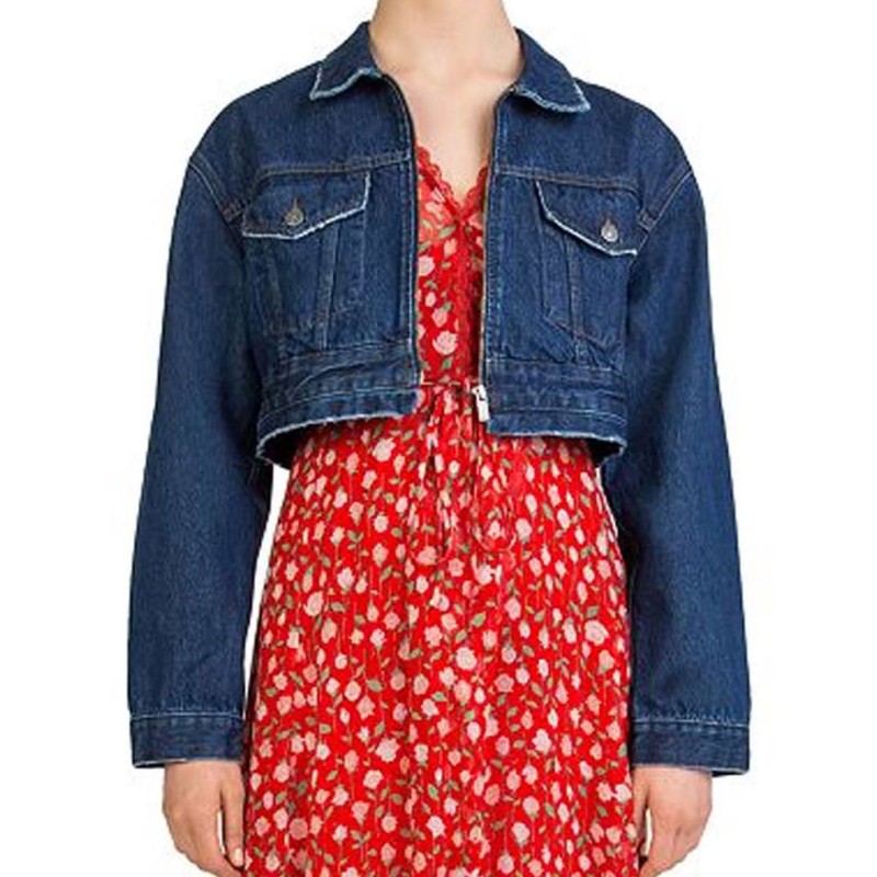 Insecure Issa Rae Blue Cropped Jacket