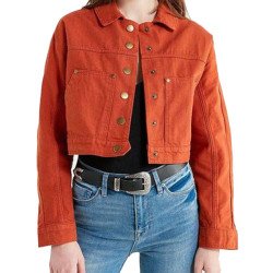 Little Fires Everywhere Lexi Underwood Cropped Denim Jacket