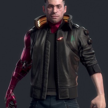 Cyberpunk 2077 Night City Dreamer Bomber Leather Jacket