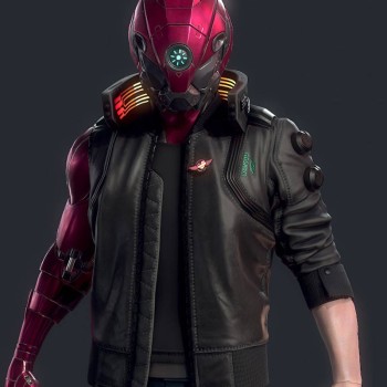 Cyberpunk 2077 Night City Dreamer Bomber Leather Jacket