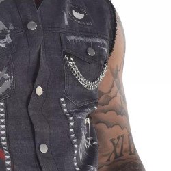 Cyberpunk Chambray Vest