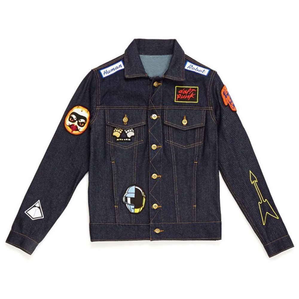 Daft Punk Denim Jacket with Patches - Films Jackets