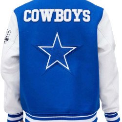 Dallas Cowboys Blue Varsity Jacket