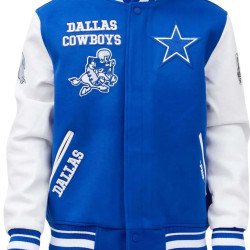 Dallas Cowboys Blue Varsity Jacket