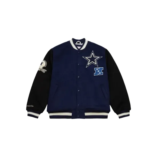 Dallas Legacy Blue And Black Cowboys Jacket