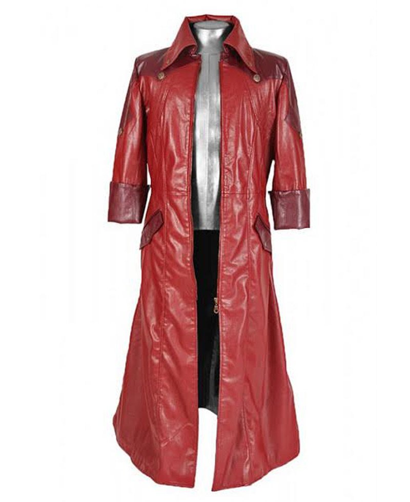 Devil May Cry 4 Dante Leather Coat - New American Jackets