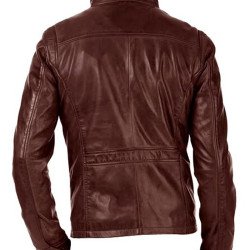 Arrow John Diggle Brown Leather Jacket