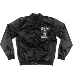 Men's Death Row Records Bomber Satin Jacket