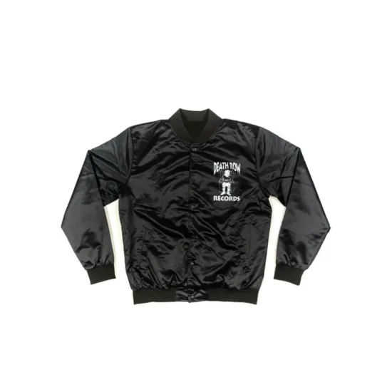 Men's Death Row Records Bomber Satin Jacket