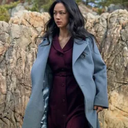 Decision To Leave 2022 Tang Wei Light Blue Coat