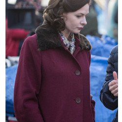 Rebecca Ferguson Despite the Falling Snow Wool Coat