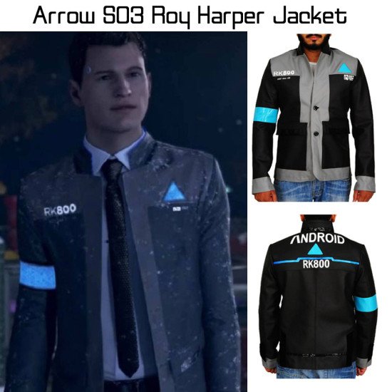 Detroit Become Human Connor's Grey Jacket