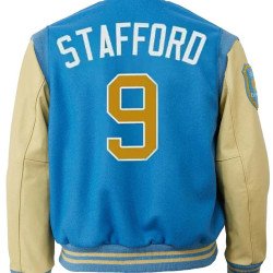 Detroit Lions Matthew Stafford 9 Varsity Jacket