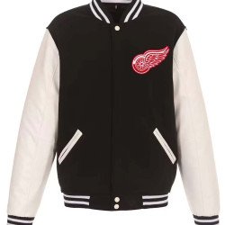 Detroit Red Wings Black Jacket