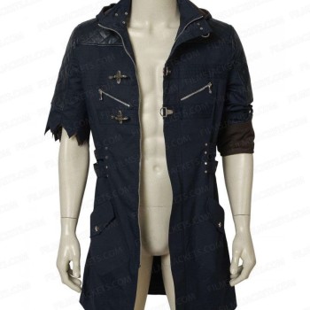 DMC 5 Nero Coat with Hoodie