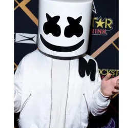 DJ Marshmello White Bomber Jacket