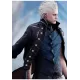 Vergil Blue and Black Leather Vest