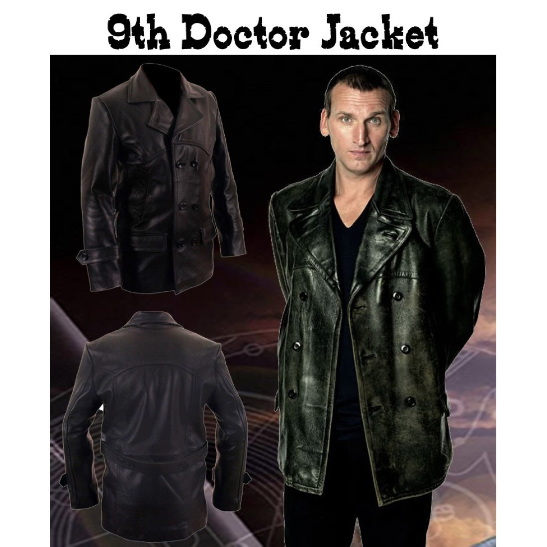 Double Breasted 9th Doctor Jacket