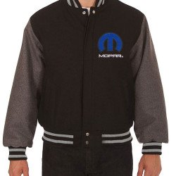 Dodge Mopar Black Varsity Jacket