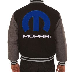 Dodge Mopar Black Varsity Jacket