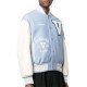 Donatella Versace Blue Varsity Jacket