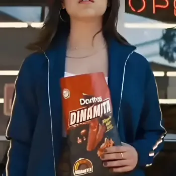 Doritos Dinamita Commercial Jenna Ortega Jacket